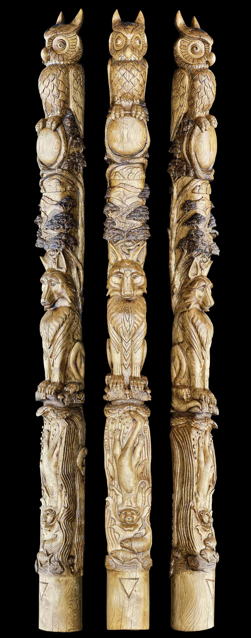 Moon Totem Pole Moon Totem Pole